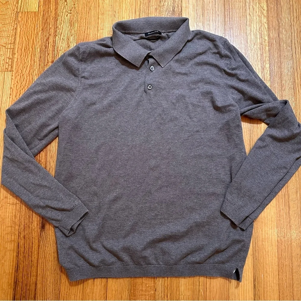 Massimo Dutti Polo Sweater L sweatshirt top jacket(#2)